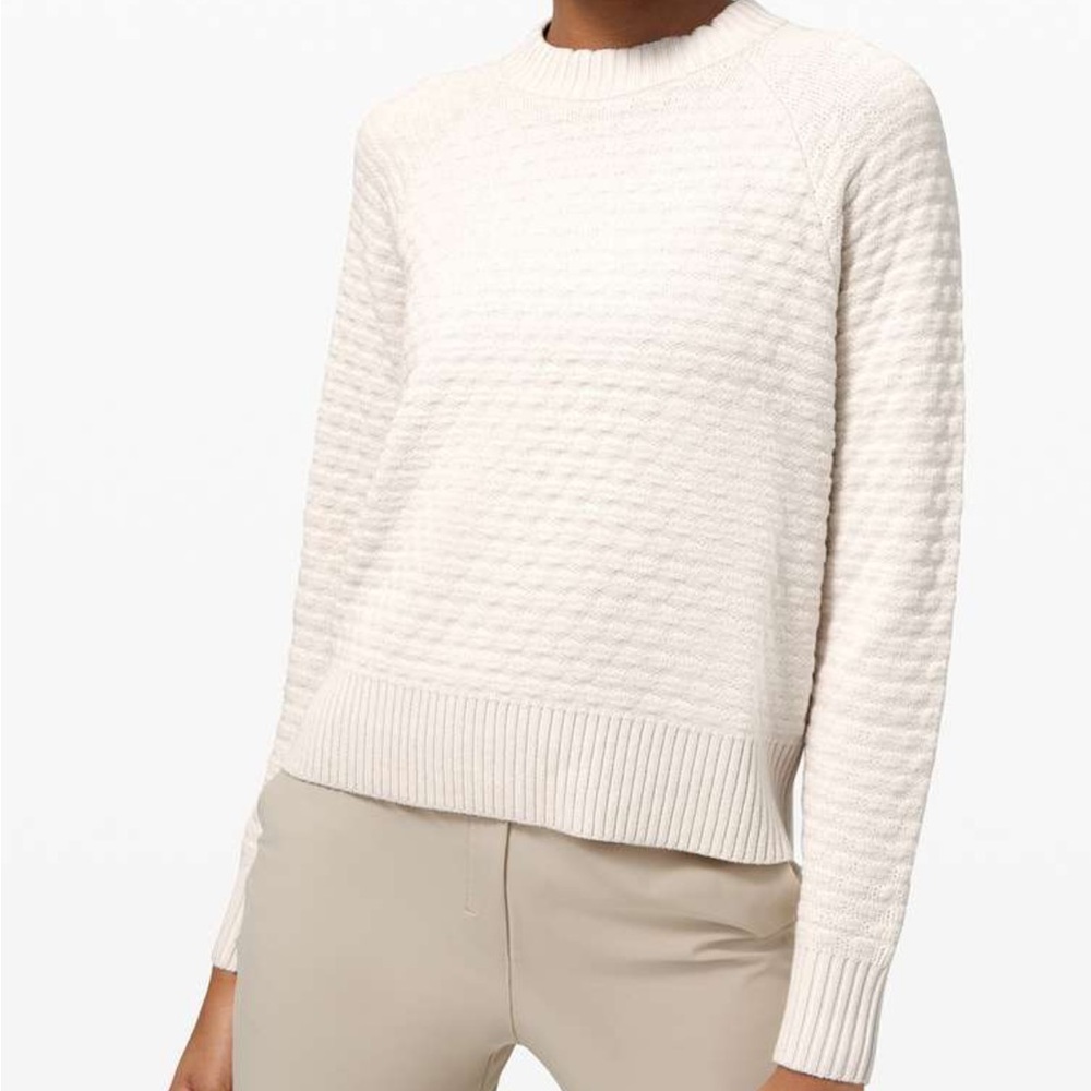 Lululemon Texture play crew sweater